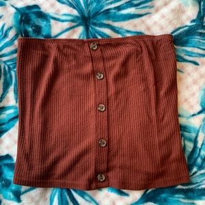 Button Up - Tube Top